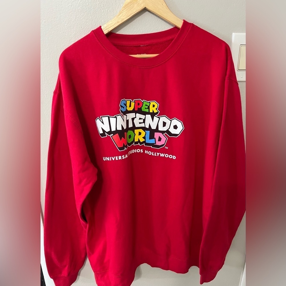 Super Nintendo World Sweatshirt 3X Universal Studios Hollywood EUC Pullover